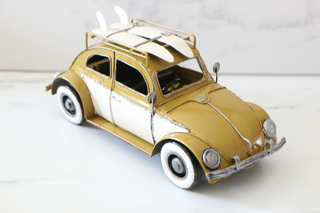 blikken auto vw kever groen