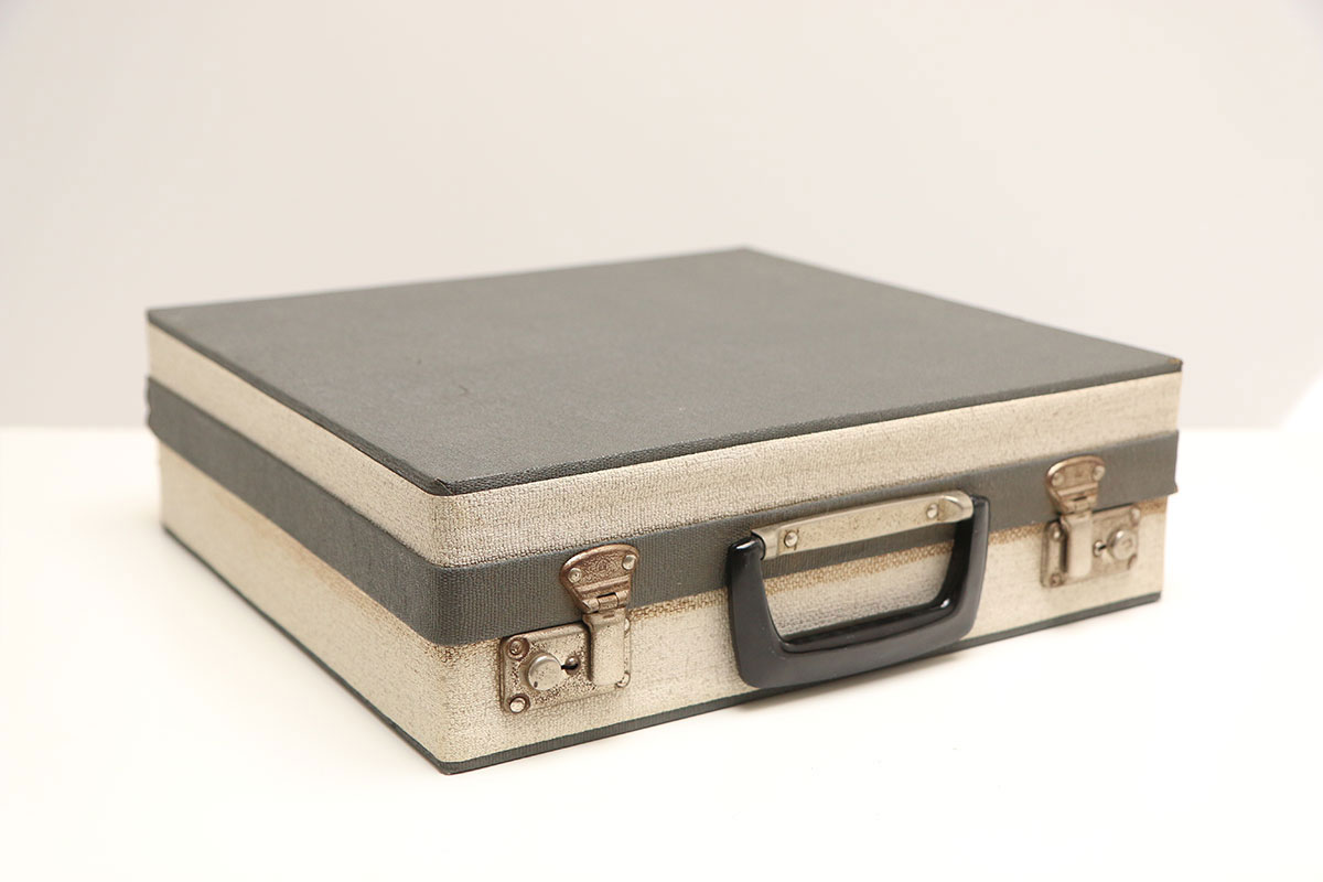 vintage platenkoffer