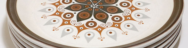 vintage gebaksbordjes