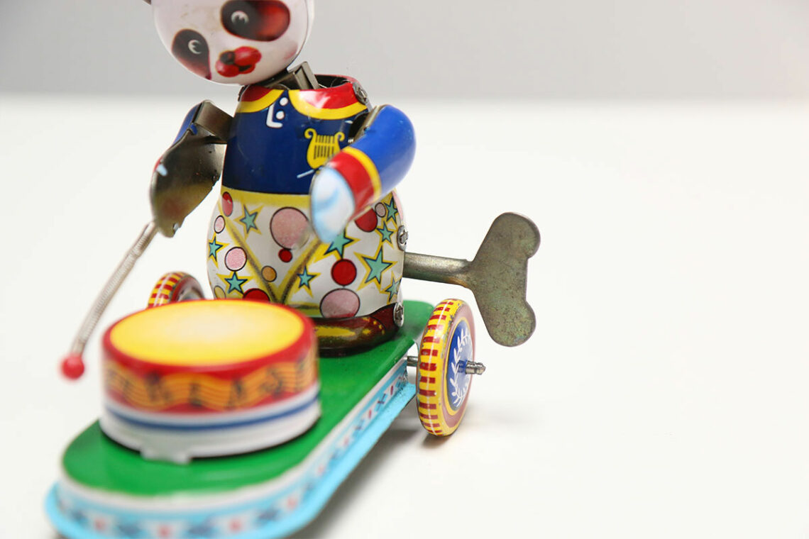 blikken opwind speelgoed