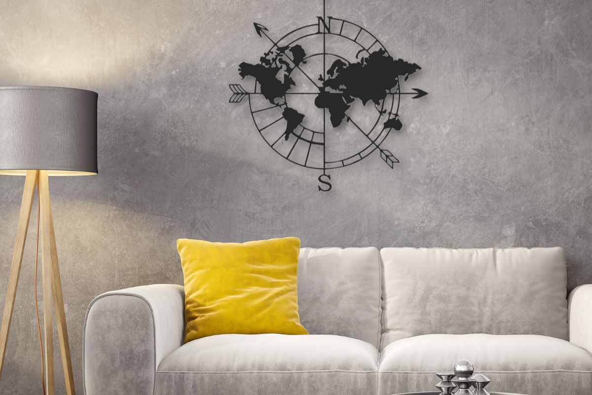 Wanddecoratie metaal zwart: een tijdloze klassieker