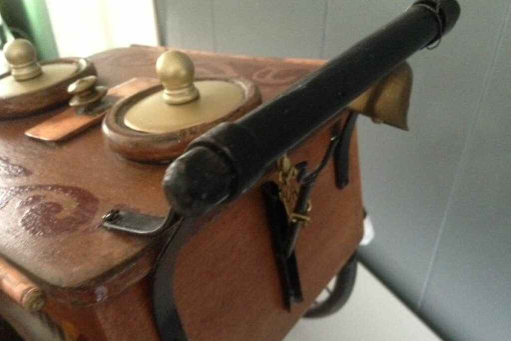 Houten decoratieve ijskar