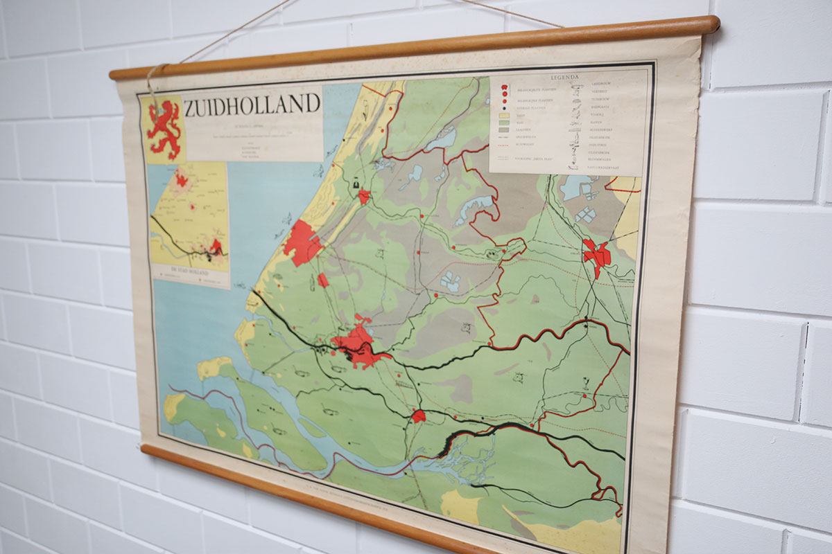 schoolkaart Zuid Holland