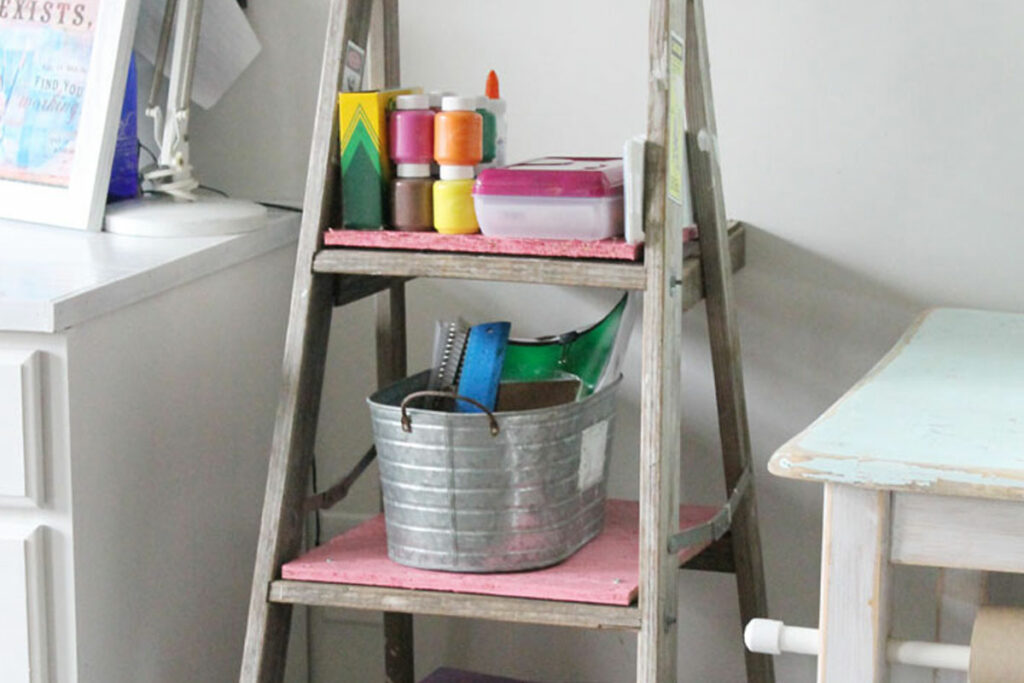 decoratieve ladder opslag