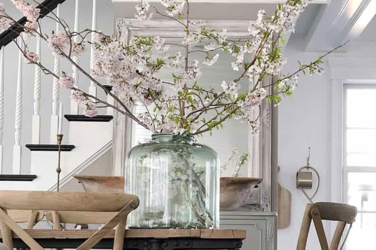 Wat zet ik in een grote vaas?