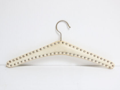 Vintage kledinghanger wit