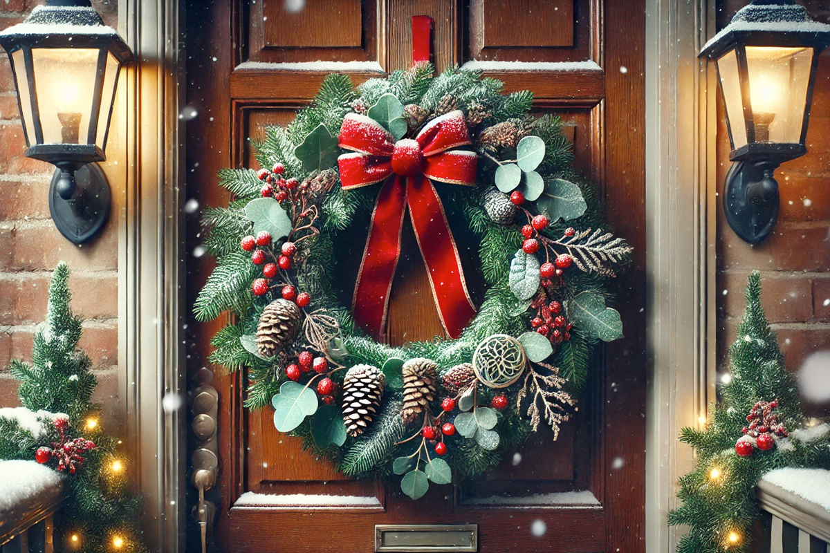 Waarom een kerstkrans aan de deur? De betekenis en charme van deze feestelijke traditie