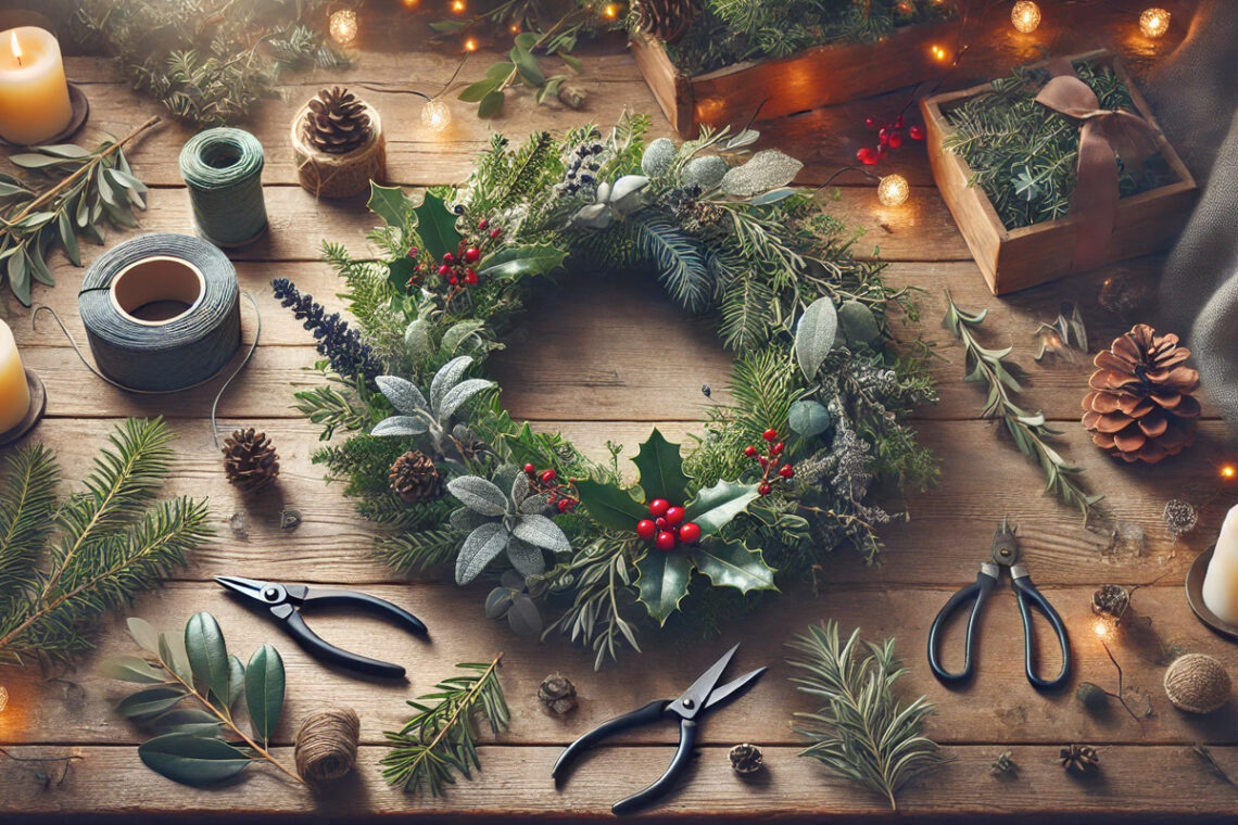 Welk groen gebruik je voor je kerstkrans