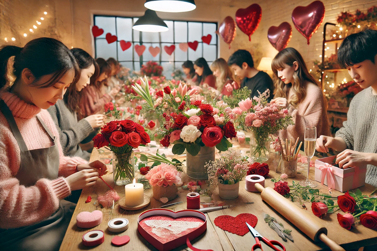 Een Bloemschikken Workshop Organiseren voor Valentijn: Tips voor een Romantisch en Creatief Event