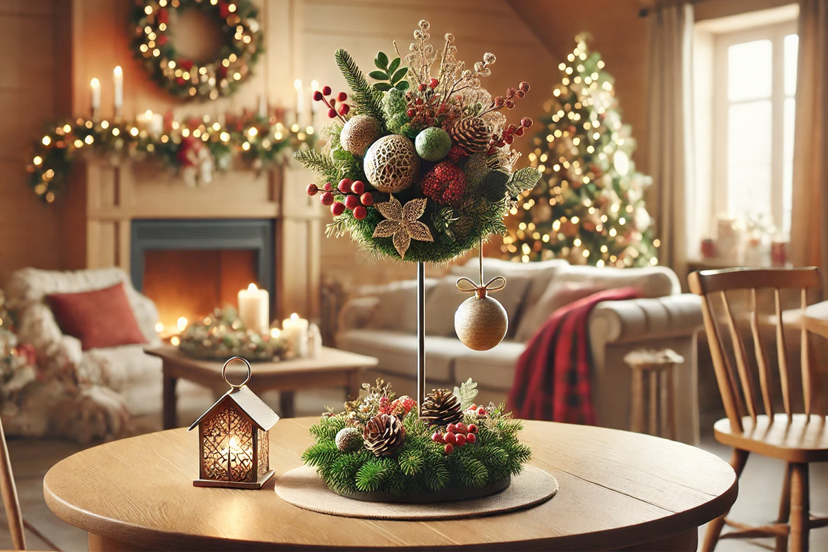 DIY Kerststuk Maken op een Metalen Frame: Tips voor een Uniek Kerstdecoratie