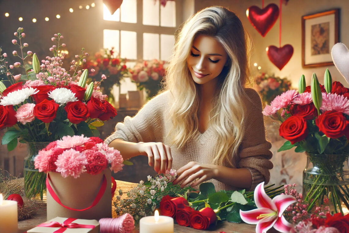 Tips voor het maken van een valentijnsboeket