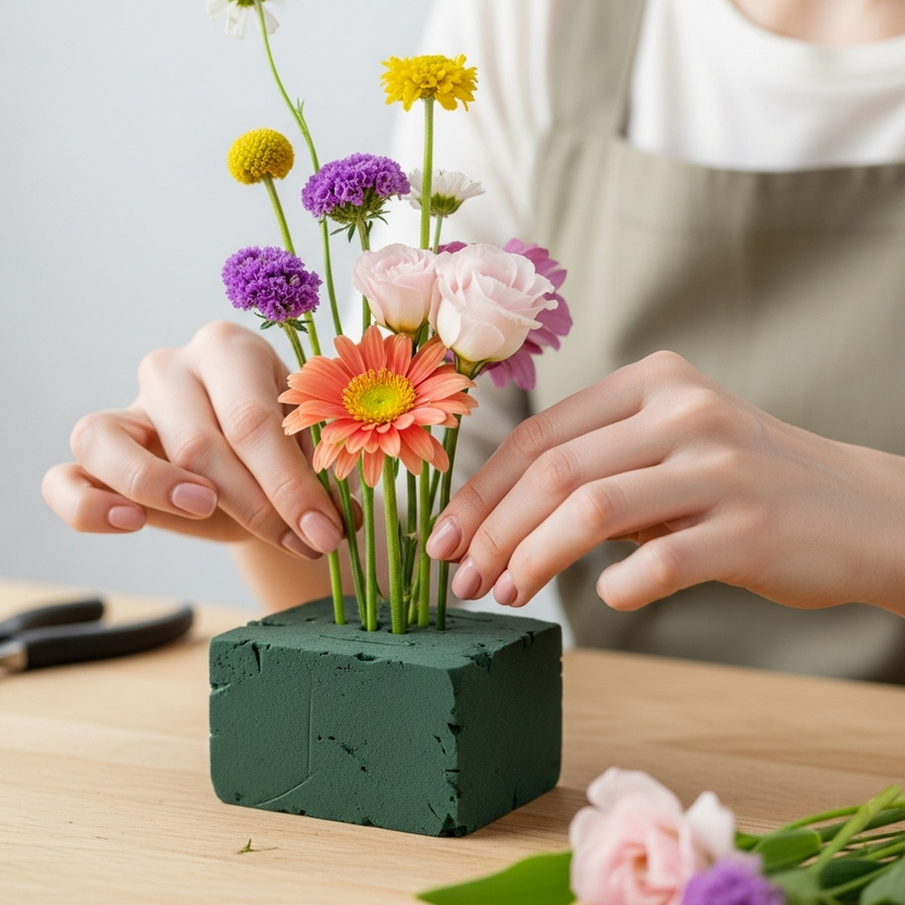 Bloemen in oase