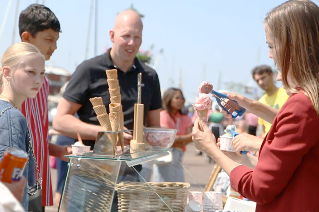 ijskar huren in Nagele