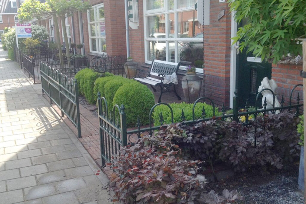 Tuinhek erfafscheiding