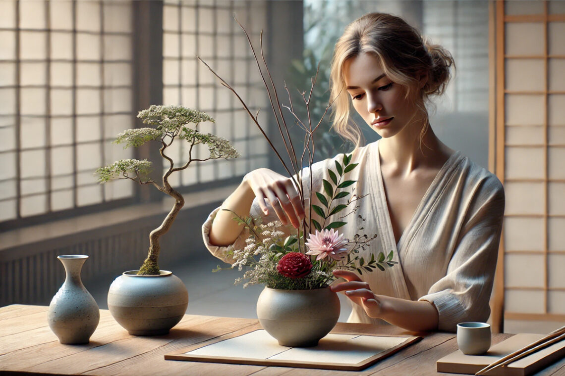 Wat is een Ikebana bloemstuk