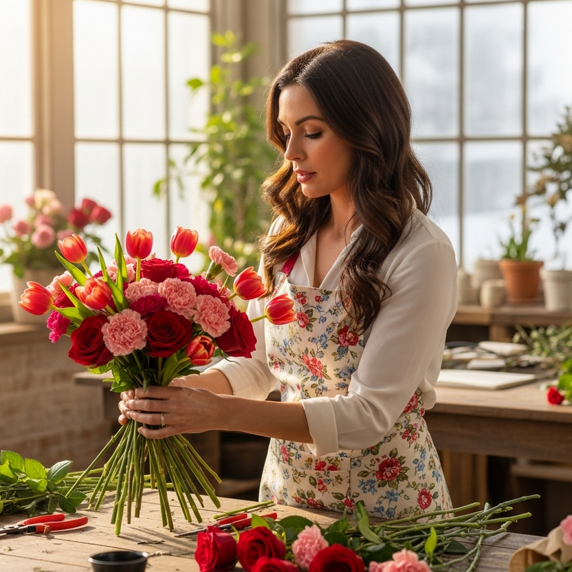 Workshop bloemschikken organiseren valentijn
