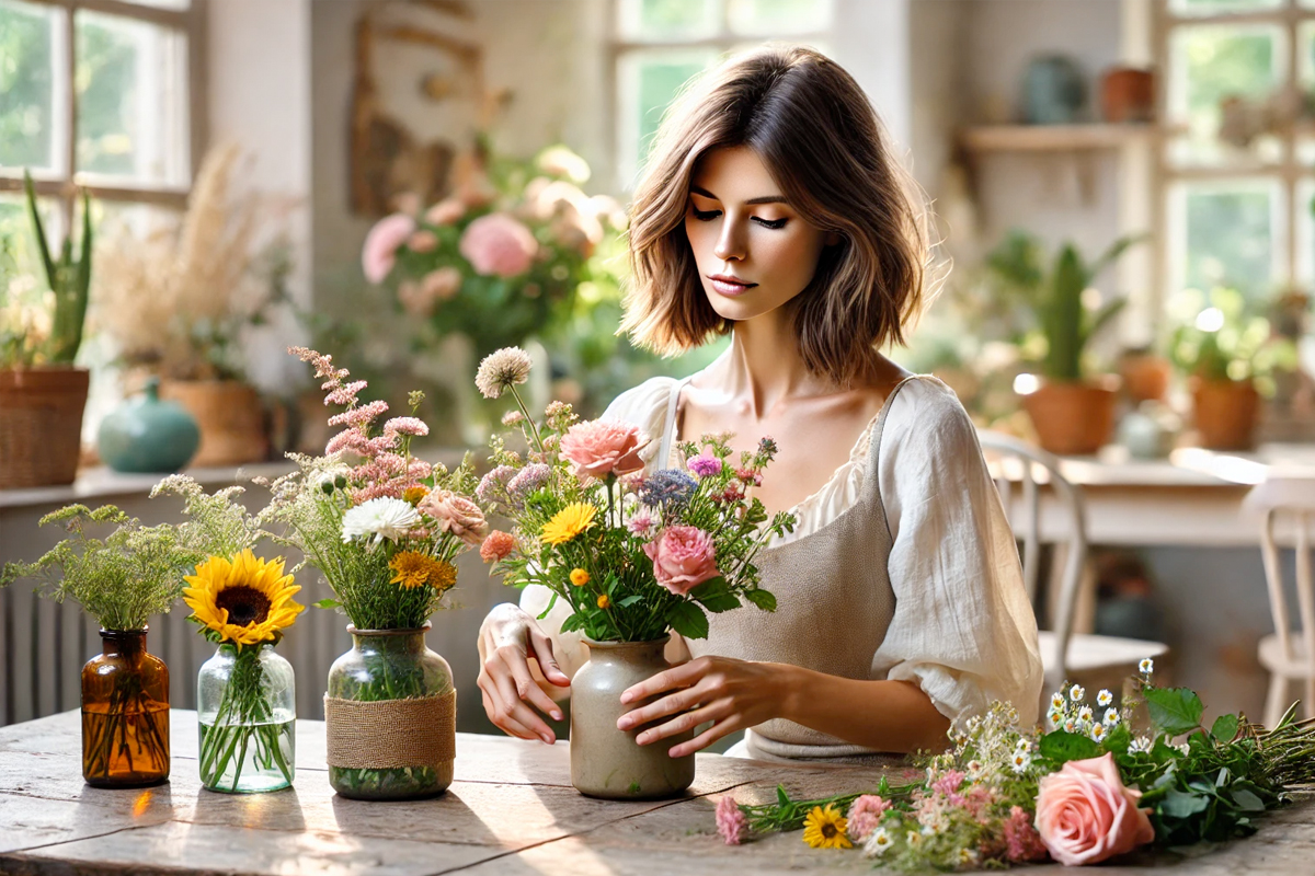 De basisprincipes van bloemschikken