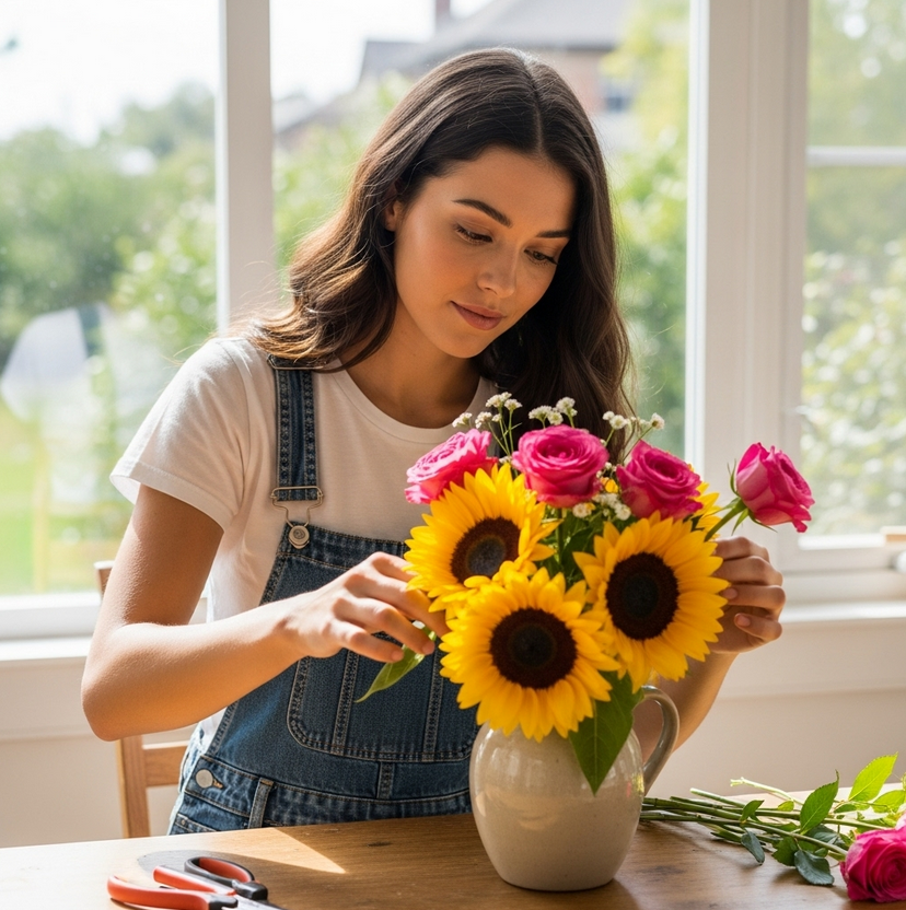 Basisregels van bloemschikken