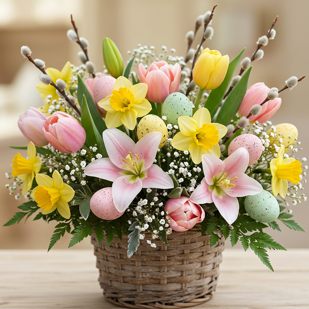 Liturgisch bloemschikken met pasen