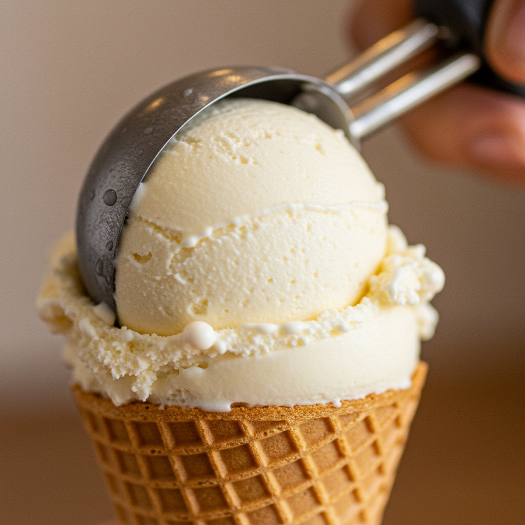 Schepijs op hoorntje