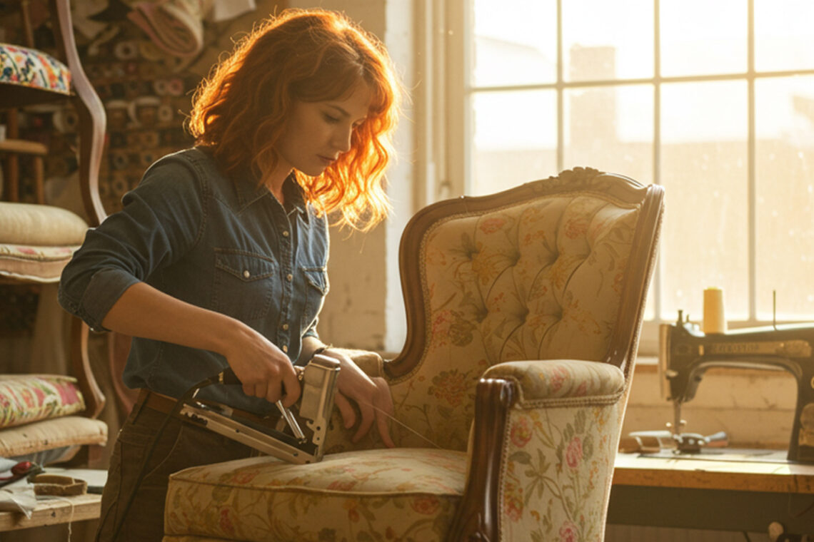 Stoel opnieuw bekleden