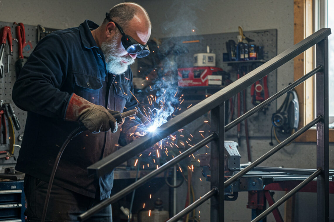 Zelf een trapleuning lassen