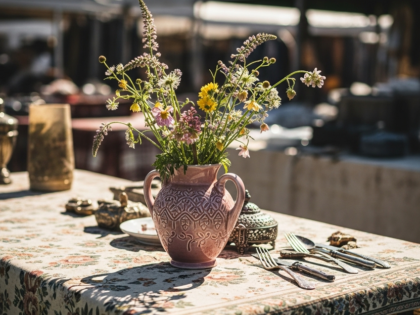 vintage keramiek de vaas