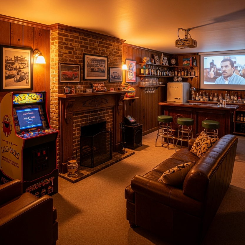 Vintage mancave