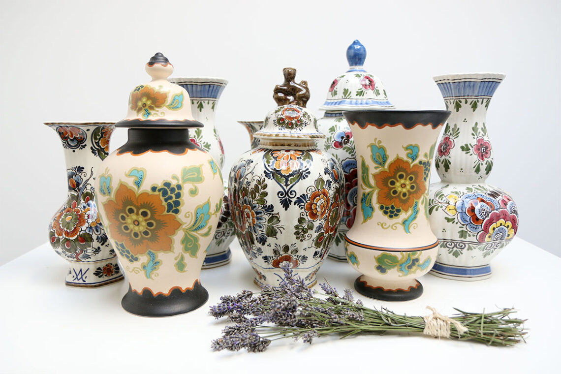 vintage vazen aardewerk