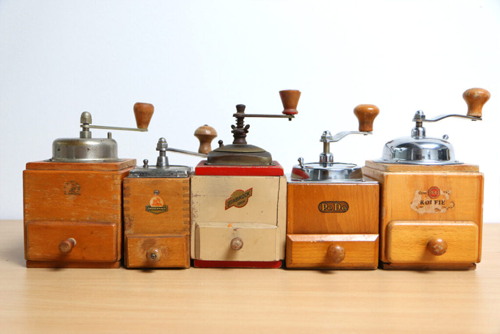 Werken vintage koffiemolens goed