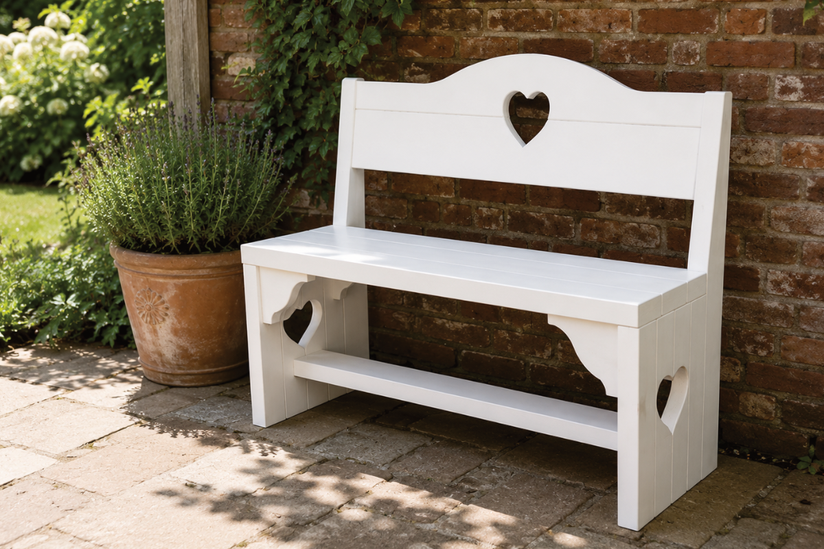 Houten tuinbankje op maat: de perfecte combinatie van comfort en karakter