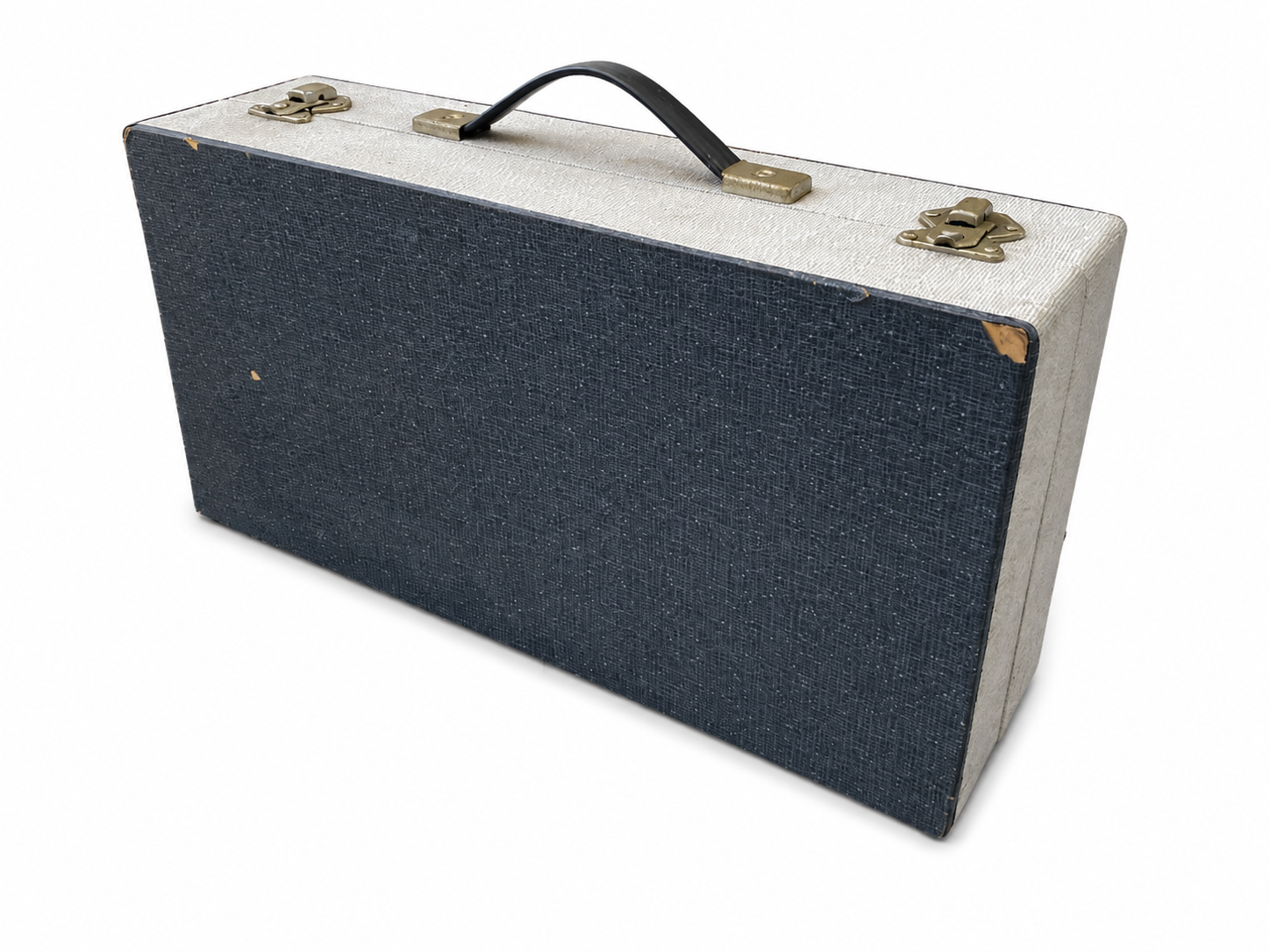 Dubbele singles koffer met harmonica inlay