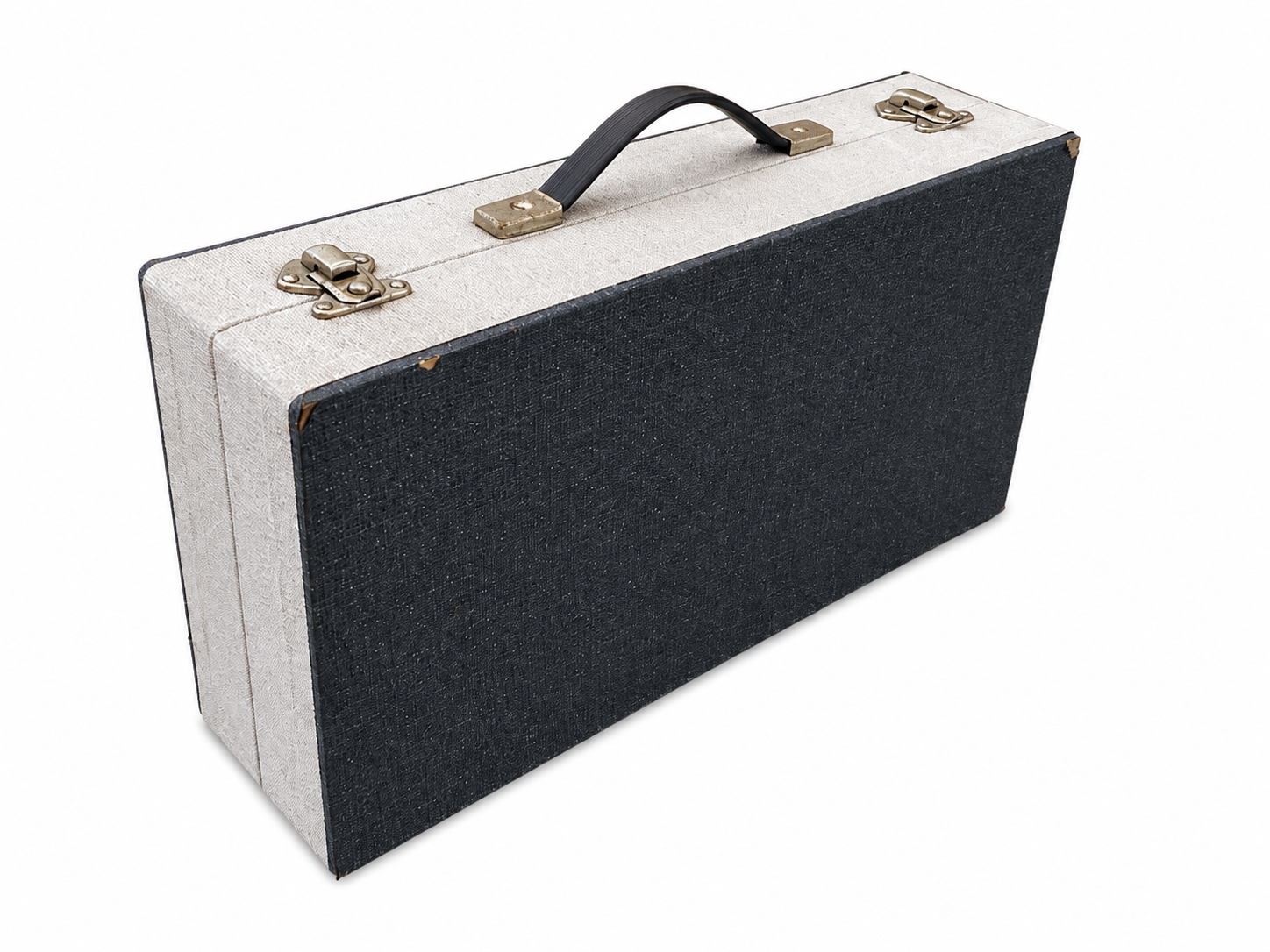 Dubbele singles koffer met harmonica inlay