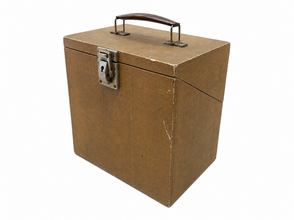 Vintage singles koffer