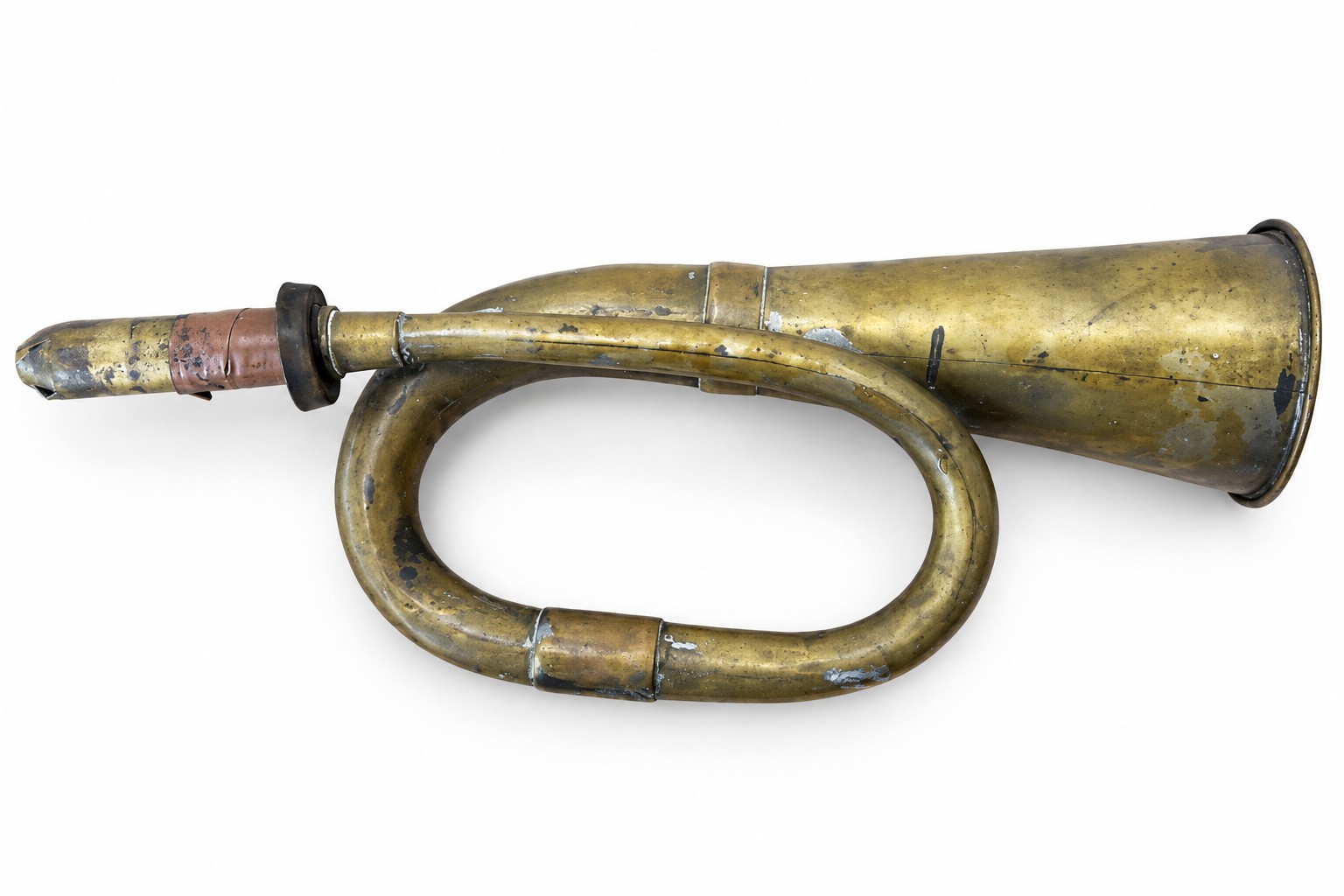 Vintage messing toeter met lus 2